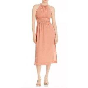 T Tahari Halterneck Midi Dress in Earth Rose - XL